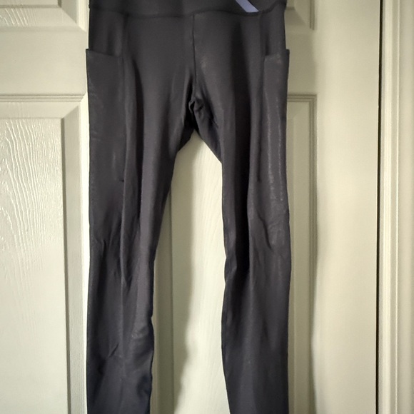 Purple Leggings with High Waist and Stretchy Fit - Picture 1 of 3